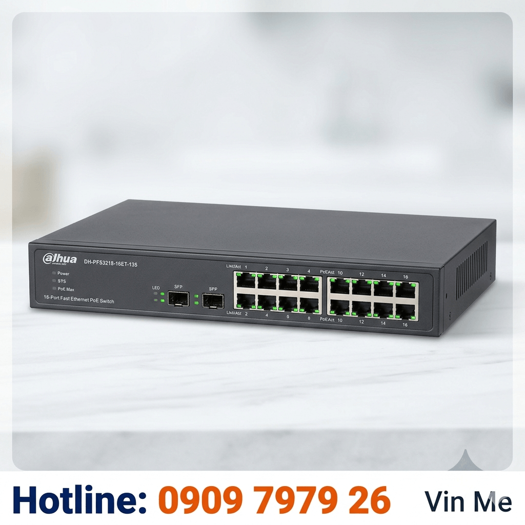 Switch Dahua DH-PFS3218-16ET-135