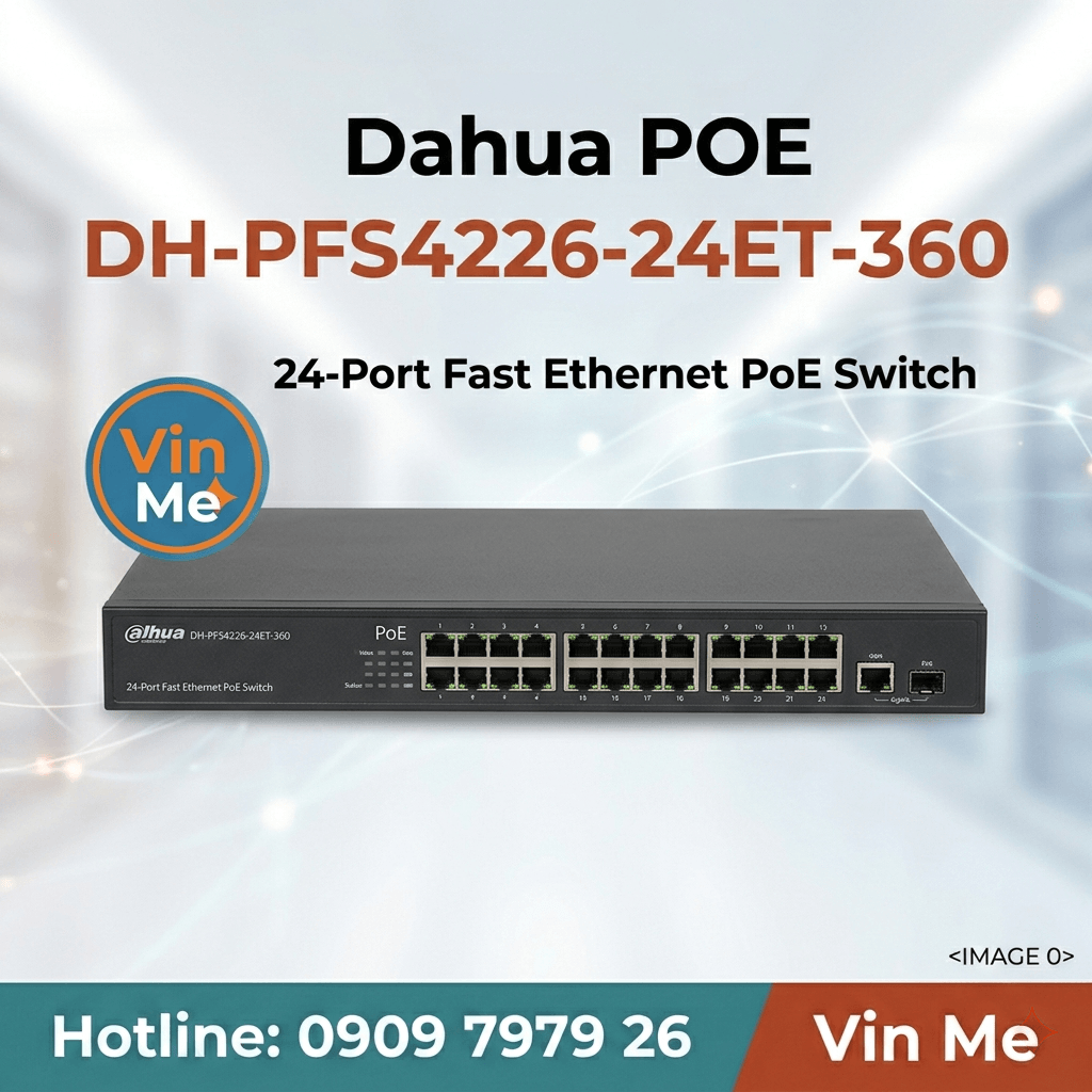 Switch Dahua DH-PFS4226-24ET-360
