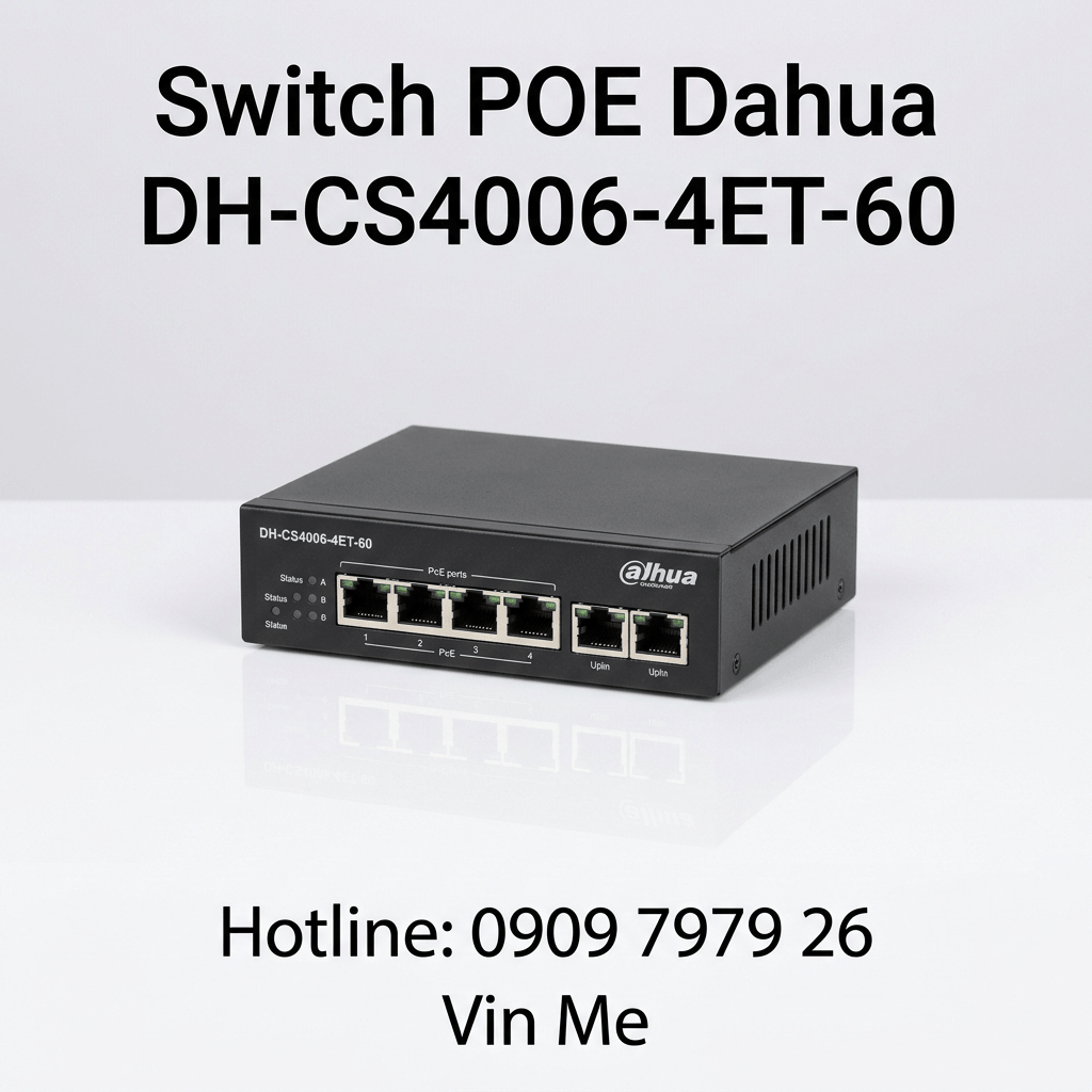Switch Dahua DH-CS4006-4ET-60