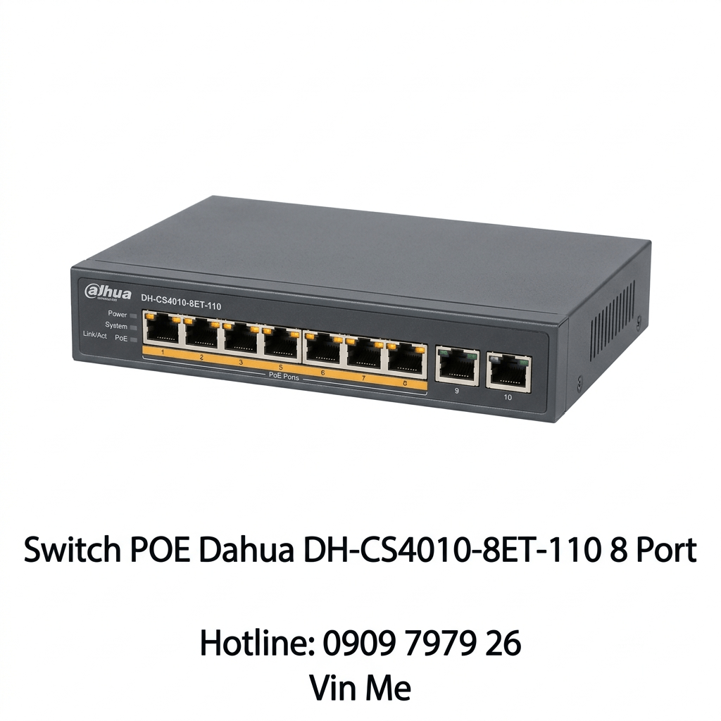 Switch Dahua DH-CS4010-8ET-110