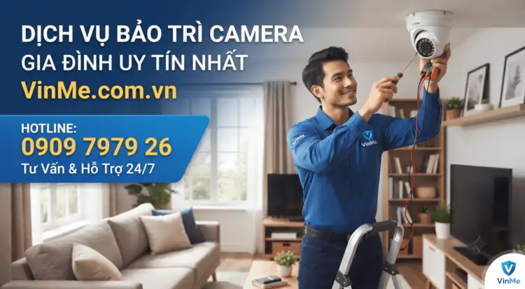 dịch vụ bảo trì camera gia đình giá rẻ