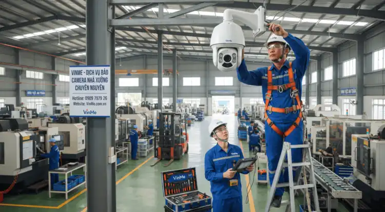 dịch vụ bảo trì hệ thống camera nhà xưởng chuyên nghiệp