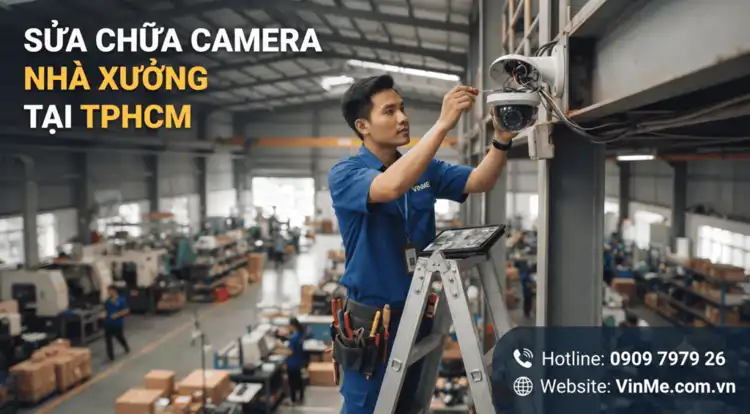 dịch vụ sửa chữa camera nhà xưởng tphcm chuyên nghiệp