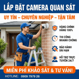 Top 5 công ty lắp đặt camera quan sát uy tín tại tphcm