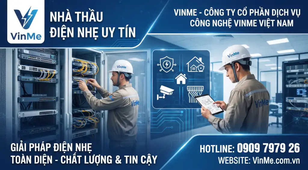 nhà thầu điện nhẹ uy tín