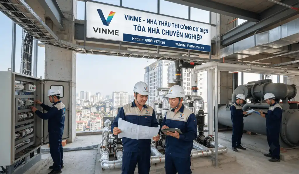 Nhà thầu thi công cơ điện chuyên nghiệp