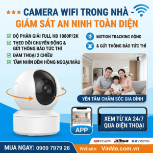 Camera wifi lắp trong nhà