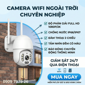 Camera wifi ngoài trời