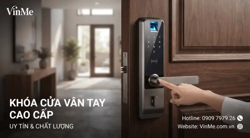 Khóa cửa vân tay giá rẻ