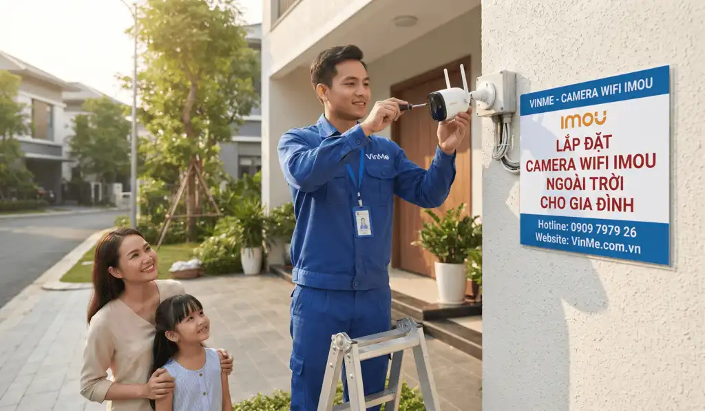 chuyên lắp đặt camera wifi imou ngoài trời cho gia đình