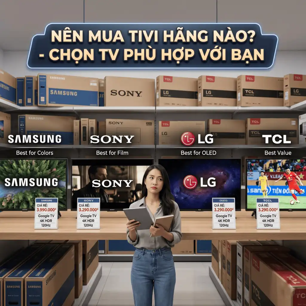 Nên mua tivi hãng nào