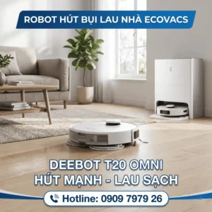 Robot hút bụi lau nhà Ecovacs giá rẻ