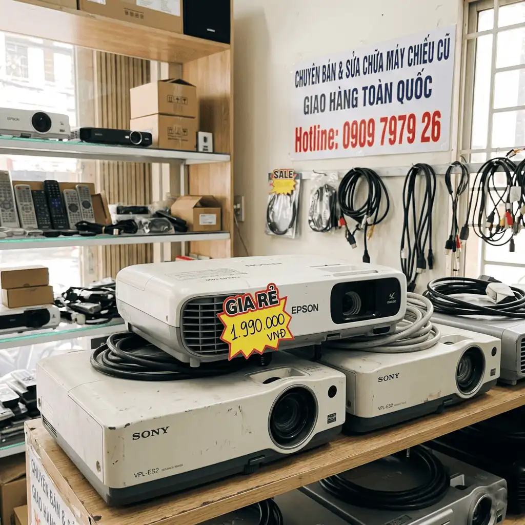 Máy chiếu cũ giá rẻ