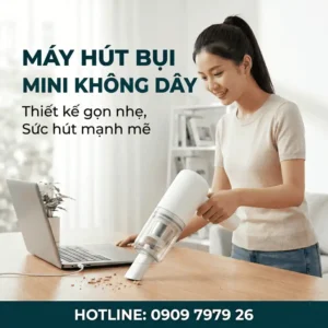Máy hút bụi mini cầm tay không dây giá tốt