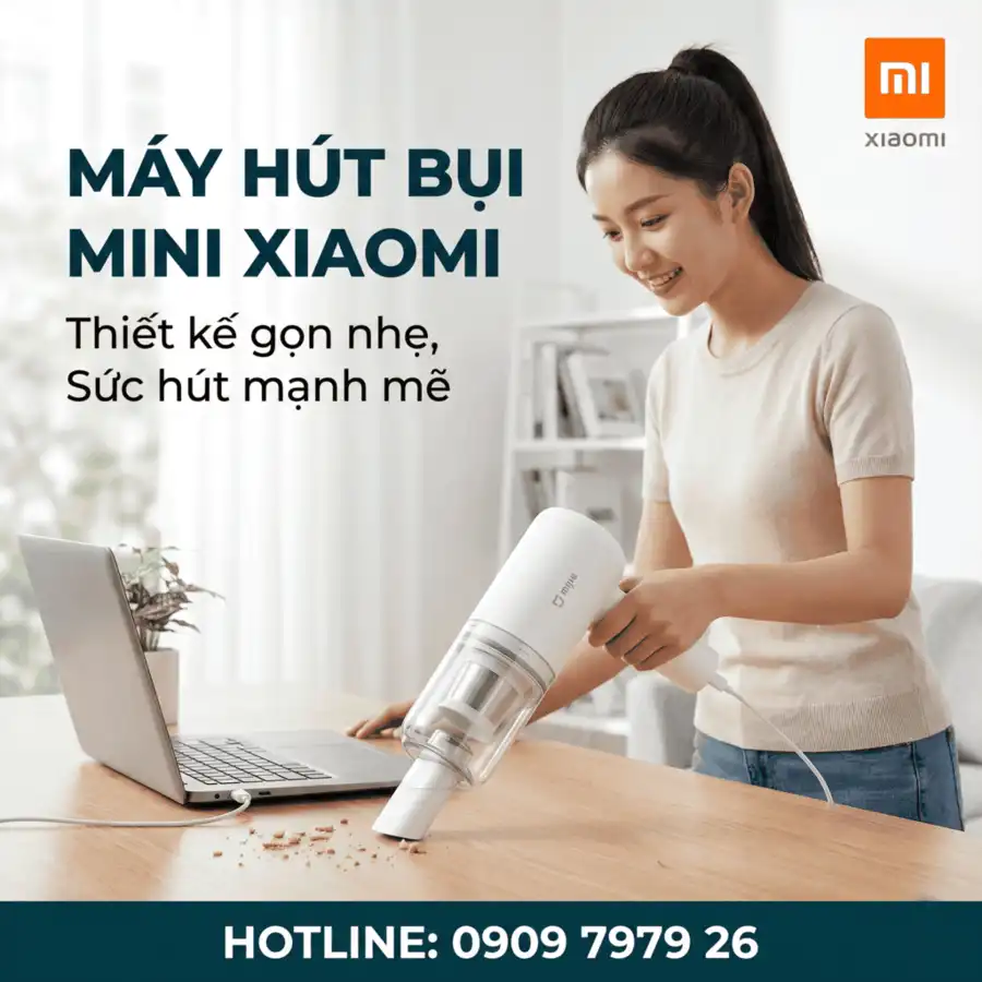 Máy hút bụi mini xiaomi giá rẻ
