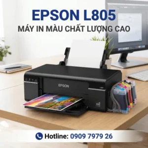 Máy in màu epson l805 giá rẻ