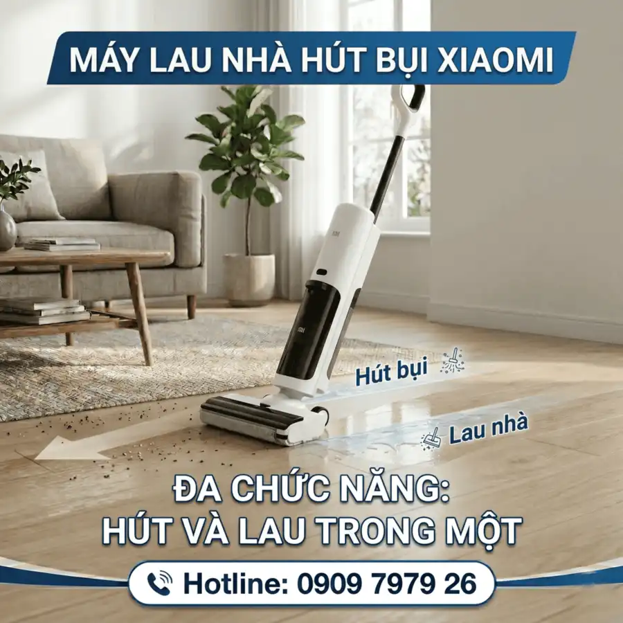 Máy lau nhà hút bụi giá tốt