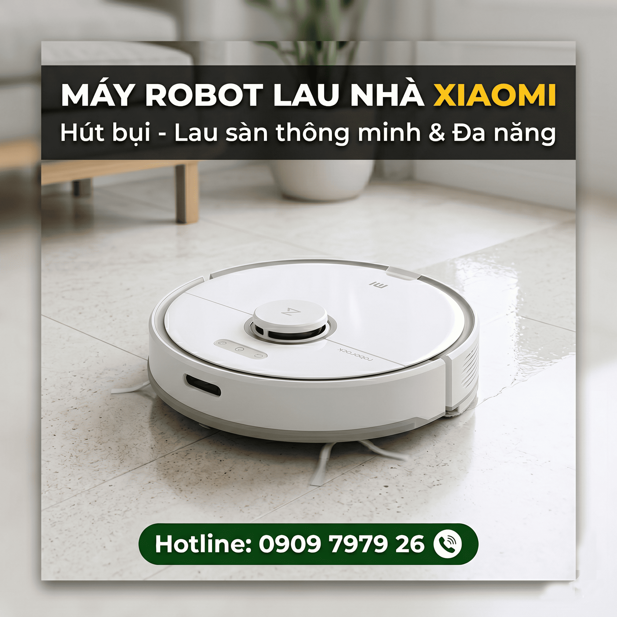 máy robot lau nhà xiaomi giá rẻ