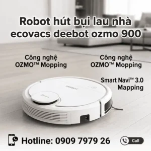 Robot hút bụi lau nhà ecovacs deebot ozmo 900 giá rẻ