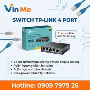 Switch tp link 4 port gigabit giá rẻ