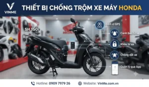 Thiết bị chống trộm xe máy honda giá rẻ