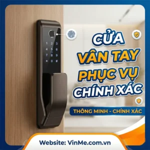 Cửa vân tay chính hãng giá rẻ
