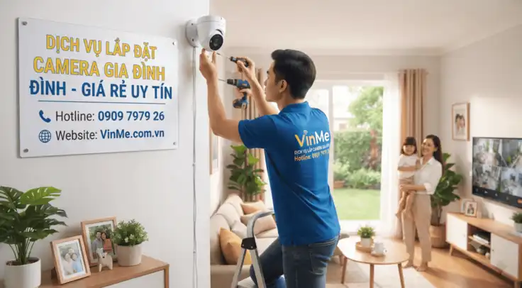 Dịch vụ lắp camera gia đình giá rẻ tại TPHCM