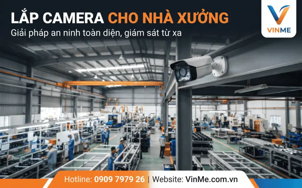 lắp camera nhà xưởng trọn gói giá rẻ