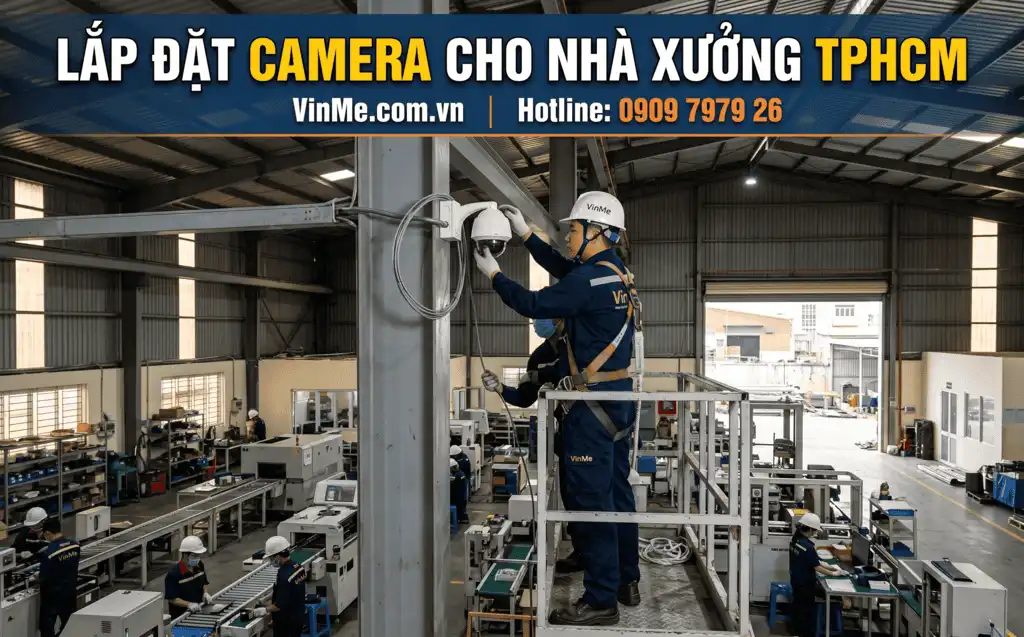 Chuyên lắp đặt camera nhà xưởng tại tphcm