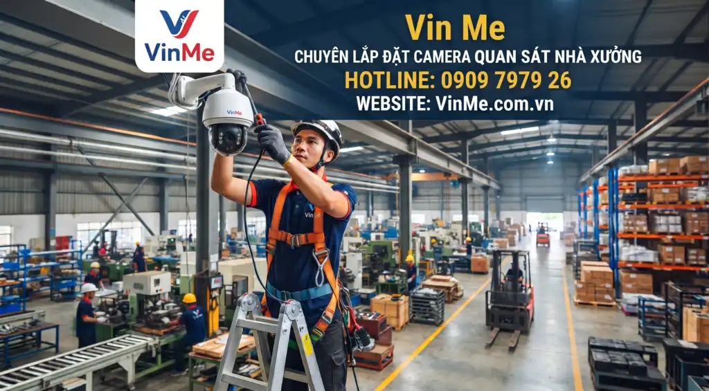 lắp đặt camera quan sát nhà xưởng giá rẻ