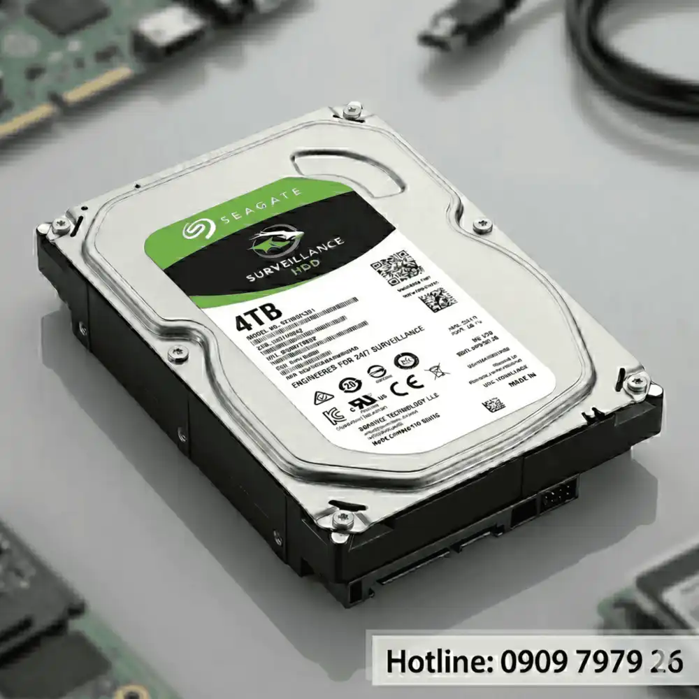 Ổ cứng camera 4tb chính hãng giá tốt