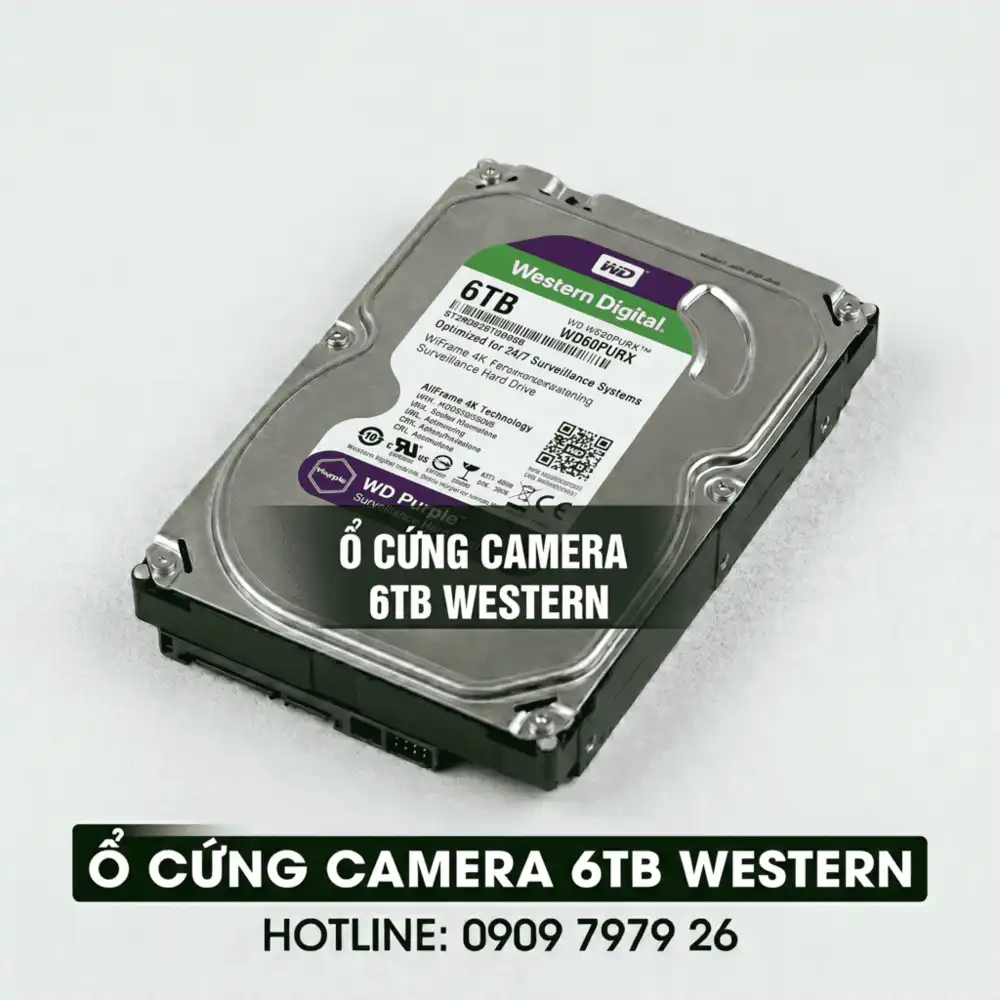 Ổ cứng camera 6tb chính hãng giá rẻ