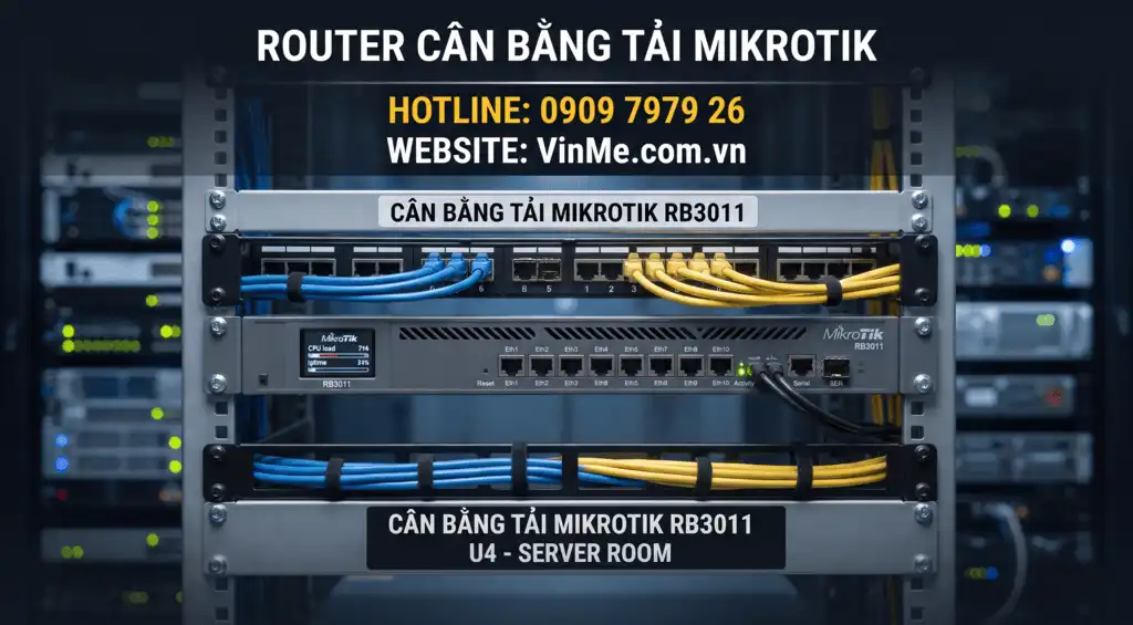 router cân bằng tải mikrotik giá rẻ