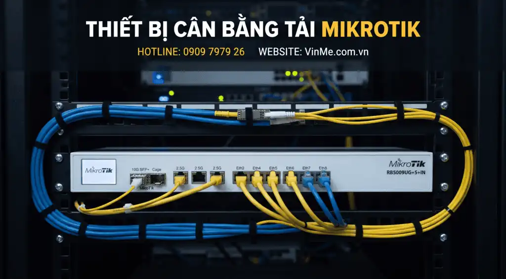 Thiết bị cân bằng tải mikrotik chính hãng giá tốt