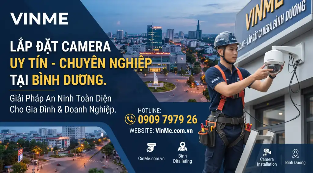công ty lắp đặt camera tại Bình Dương uy tín